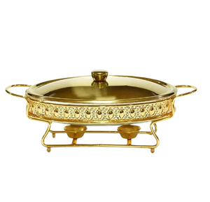 Guisos de tamaño mediano con acabado dorado de estilo clásico para celebraciones de aniversario para fiesta de boda a bajo precio - Product Image 2