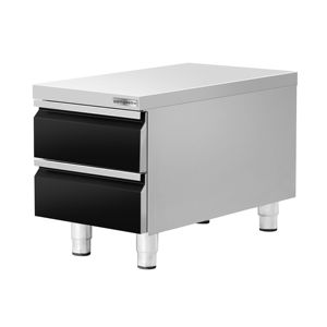ตู้ลิ้นชักเชิงพาณิชย์ - สีดำไทเทเนียม - 2 ลิ้นชัก - 400x620 มม. - Product Image 4