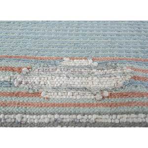 Alfombras de Lana a Rayas Clásicas Indusbar en Rojo y Naranja, Tejido Plano Hecho a Mano para Sala de Estar o Dormitorio - Modelo ADWV-13035 - Product Image 3