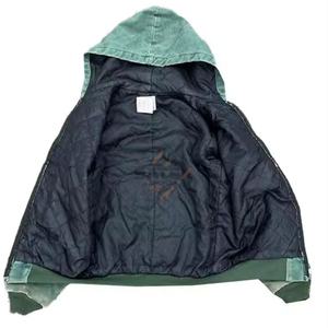 เสื้อฮู้ดซิปผู้ชายแบบใหม่ สไตล์มืออาชีพ ลวดลายโลโก้สั่งทำพิเศษ ล้างสีแบบ Acid Wash ทรงโอเวอร์ไซส์ เรียบง่าย ขายดี น้ำหนักเบา - Product Image 6