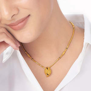 Mangalsutra Tradicional de Oro - Joyería Coleccionable Cultural - Product Image 3