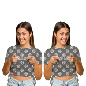 Women Short Length <b>Crop</b> <b>Top</b> T Shirt Fashion Casual Outfit Women Cotton <b>Crop</b> <b>Top</b> T Shirt Soft Touch Summer Wear - Product Image 5