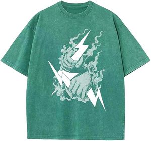 Camiseta de Hombre de Alta Calidad, 100% Algodón, Gruesa, Fabricante Personalizado, Estilo Holgado, Recortada, Diseño Gráfico Urbano - Product Image 1