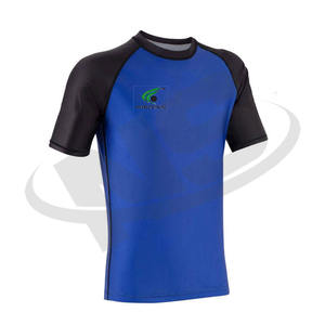 Ropa deportiva de compresión de secado rápido de manga corta para hombre de alta calidad, Kimono Jiu Jitsu con estampado personalizado, precio de fábrica - Product Image 2