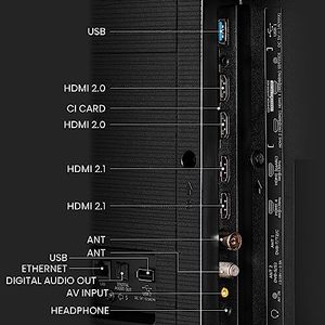 ทีวีสมาร์ท LED 4K ขนาด 75 นิ้ว รุ่นมินิ พร้อมแผงหน้าจอ 120Hz สีแอนทราไซต์ สำหรับใช้ในบ้านหรือห้องครัว ระบบ WebOS ความละเอียด 2K - Product Image 4