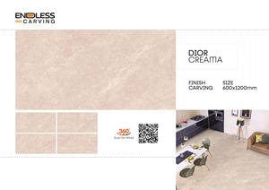 Azulejos vitrificados de porcelana Premium de 60x120 cm, acabado tallado sin fin, azulejos modernos de alta calidad de 600x1200mm para Baño - Product Image 2