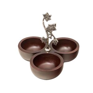 Bol de service arrondi en métal de qualité supérieure l Finition en nickel brillant Soupe de qualité durable Bol de stockage de fruits et de nouilles secs - Product Image 3