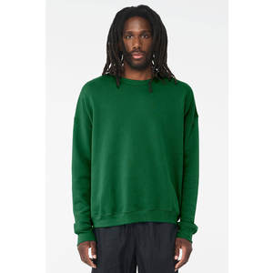 Bella Canvas High Quality Unisex Sponge Fleece Sweatshirt Drop Shoulder with Custom Letter Embroidery Printing Blank SWEATSHIRTS - Product Image 4