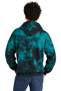 Sudadera con Capucha Tie Dye para Hombre, Logotipo Personalizado, Sudadera con Capucha Tie Dye Verde de la Mejor Calidad para Hombre, Cómoda, de Secado Rápido, Cuello Redondo, Estilo Urbano - Product Image 3