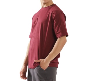 T-shirts d'été pour hommes, coupe classique, 100 % coton, respirants, séchage rapide, imprimés sur mesure, sport 2026 - Product Image 1