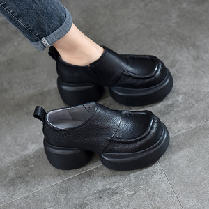 รองเท้าบูทหิมะผู้หญิงแบบสูงถึงเข่าบุซับในอุ่นกันลื่นพร้อมสายรัดข้างและหัวเข็มขัด - Product Image 3