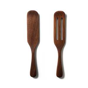 Essential culinary cook ware set wooden cooking tools wholesale compostable wood <b>spurtle</b> & spatula - Product Image 2