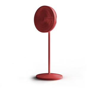 พัดลมตกแต่งสไตล์มินิมอลสีแดงรุ่น Legacy ดีไซน์ทันสมัยพร้อมมอเตอร์ AC สำหรับโรงแรม วิลล่า และบ้านพักอาศัยระดับพรีเมียม - Product Image 1