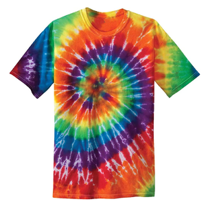T-shirt tie-dye personnalisé pour homme, design unique, tricoté à la main, 100% coton, respirant, séchage rapide, écologique, col rond - Product Image 6
