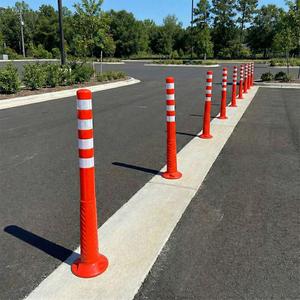 แผงกั้นจราจรแบบยืดหยุ่น Eco Traffic Delinator ขนาด 100 x 8 ซม. ชุด 30 ชิ้น สภาพใหม่ - Product Image 3
