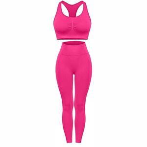 Wholesale High Quality Women Gym Workout Bra and <b>Leggings</b> Set Custom logo Seamless Fitness Workout Sets for Women - Product Image 1