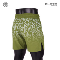 Shorts de grappling MMA personnalisés avec logo imprimé, tissu de qualité, taille élastique mi-haute, séchage rapide, respirant, vêtements d'entraînement sportif pour hommes