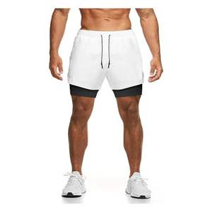 100% Polyester Hommes High Street Gym Athletic Gear Personnalisé Tendance 5 Pouces Active Wear Mesh Shorts Respirant Séchage Rapide - Product Image 6