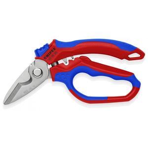 Cisailles d'électricien coudées Knipex avec poignées multi-composants en plastique renforcé de fibres de verre pour le sertissage de fils - Product Image 1
