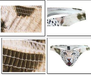 Sous-vêtements imprimés <span class=keywords><strong>sans</strong></span> <span class=keywords><strong>couture</strong></span> de sensation de glace pour hommes rentables personnalisés respirants taille basse Sexy tendance slips <span class=keywords><strong>string</strong></span> - Product Image 5