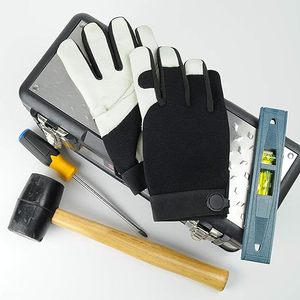 Gants en cuir haut de gamme Gants d'impact de travail Cuir de chèvre haute performance pour l'hiver pour les mécaniciens - Product Image 6