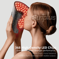 Masque de luminothérapie LED SunPlus, nouveau, 4150 nm, 605 nm, 635 nm, 850 nm, silicone souple, soin du visage LED, masque de thérapie infrarouge, étiquette privée