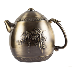 Drinkware <b>Teapot</b> Gold Finished Stainless Steel Tea Pot New Style Customization Coffee Jug <b>Teapot</b> <b>Large</b> Stainless Steel <b>Teapot</b> - Product Image 6