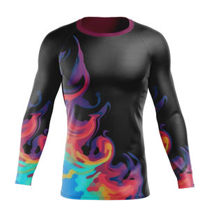 Camiseta de Compresión Estilo Surf para Deportes Acuáticos, Protección UV - Product Image 1