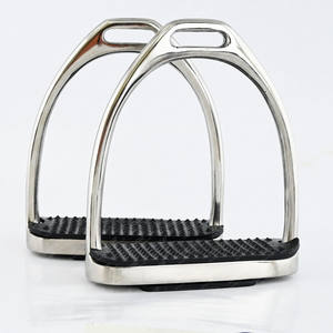 Fournitures d'équitation de haute qualité étriers élastiques de sécurité pour étriers de chevaux avec base large confortable antidérapante - Product Image 5