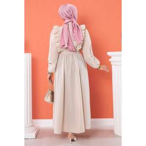 Vestido color crema con detalle de volantes - Product Image 4