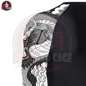 เสื้อรัดกล้ามเนื้อ MMA น้ำหนักเบา พิมพ์โลโก้ได้ตามต้องการ คุณภาพสูงสำหรับผู้ชาย ราคาคุ้มค่า แห้งเร็ว แขนยาว ผ้า 220 กรัม - Product Image 3