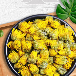 Thé aux herbes saines chinoises en gros, fleurs de <span class=keywords><strong>chèvrefeuille</strong></span> et de chrysanthème séchées, thé naturel Ju Hua, chrysanthème blanc de Hangzhou - Product Image 4