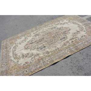 Alfombra Turca Vintage, Alfombra Grande de 5.2x9.1 pies, Alfombra Marrón Rosa Estilo Suroeste - Product Image 2