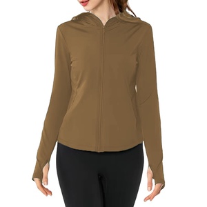 Veste à capuche confortable avec poche, nouvelle mode, coupe-vent, respirante, protection solaire UPF 50+, légère, pour femmes, avec masque intégré. - Product Image 5