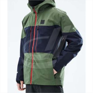 Traje de esquí unisex para exteriores, abrigo impermeable de invierno con cuello levantado, conjunto de chaqueta y pantalones de Snowboard - Product Image 1