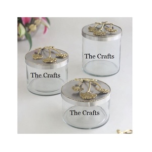 Fabuleux Design Aluminium Et Verre Chocolat Serveur Boîte Vaisselle Snacks Chocolat Boîte De Service À Bas Prix - Product Image 2