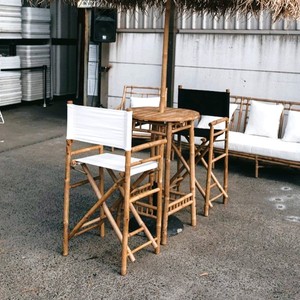 Taburetes de Bar de bambú natural para interiores de cocina modernos, sillas altas de comedor duraderas, taburete de mostrador hecho a mano - Product Image 6