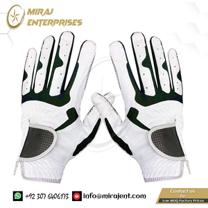 ถุงมือกอล์ฟของผู้ชายหนึ่งชิ้นมีหลายสีให้เลือกหนังแกะสุดเท่ใส่สบายสีฟ้าขาวมือขวา - Product Image 4