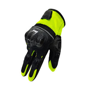 Guantes de Motociclismo y Carreras con Logotipo Personalizado, Cuero Genuino, Dedos Completos, para Motociclismo y Carreras de Autos - Product Image 5