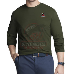 Camisetas de Manga Larga para Hombre de Alta Calidad Hechas en Pakistán, Camisetas de Manga Larga para Hombre con Logotipo Personalizado de Alta Calidad - Product Image 4