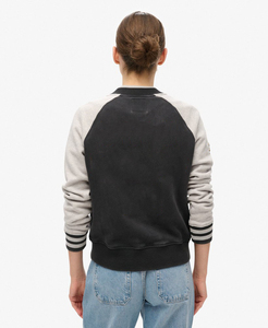 <b>Women's</b> Latest Design Slim Fit <b>Bomber</b> Varsity <b>Jackets</b> <b>Lightweight</b> Breathable Waterproof Windproof Dyed Cow Skin Bamboo Fiber - Product Image 4