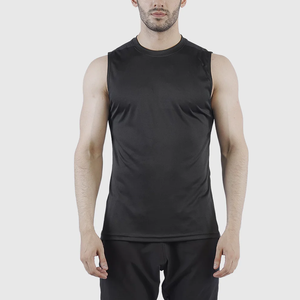 Camiseta sin mangas con estampado personalizado para hombre, chaleco de gimnasio de sublimación completa, camiseta sin mangas atlética para hombre, tela antiolor de compresión - Product Image 1
