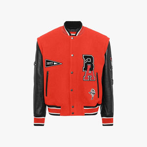 Meilleur prix de gros Logo personnalisé Veste universitaire pour hommes Tendance Style hiver-Coupe confortable Veste universitaire pour hommes - Product Image 4