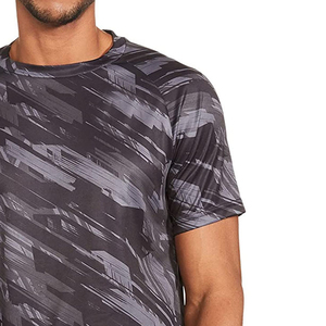 T-shirt pour homme à manches courtes en coton 100% uni, imprimé par transfert thermique personnalisé, tissu respirant, nouveau design, fabriqué au Pakistan - Product Image 5