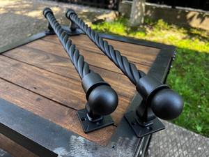 Poignée de porte en métal de style vintage, design antique et moderne pour portes en bois massif, option de logo personnalisé, quantité en gros disponible - Product Image 6