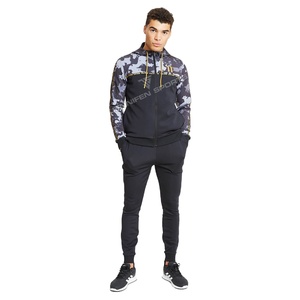 Survêtement d'hiver respirant personnalisé de haute qualité, grande taille, en molleton léger avec capuche à cordon de serrage - Product Image 1