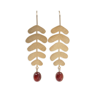 CUCOCUCA E235 YXQ Pendientes de Acero Inoxidable con Ágata Verde Natural, Pendientes de Ágata Verde a la Moda - Product Image 5