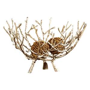 Bol brillant en nickel fantaisie de luxe salade de fruits collations de légumes conception artisanale support de flamant rose bols à fruits en métal - Product Image 5