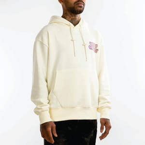 2023 Fabricantes de ropa Impresión de soplo personalizada Sudadera con capucha de gran tamaño Hombres Sudaderas con capucha bordadas para hombres Jersey en blanco Sudaderas con capucha de cuello redondo - Product Image 2