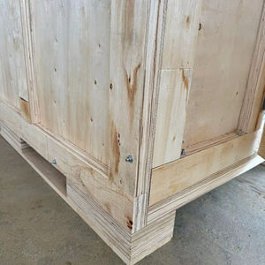 High Quality Recyclable Solid Box Plywood Shipping Crates <b>Moving</b> <b>Boxes</b> Durable Stackable Foldable Wooden Cargo Lift Van Model - Product Image 6